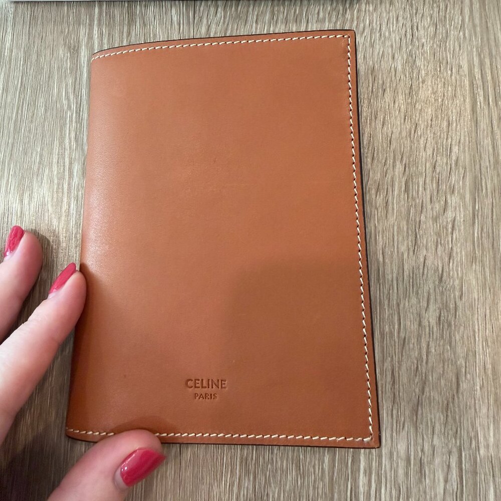 Celine Leather Passport Holder NWT